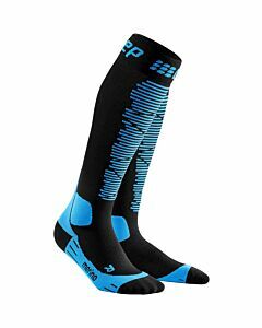 CEP - CEp ski merino socks men - Zwart-Blauw